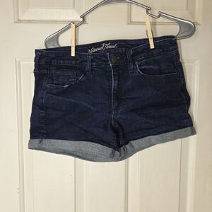 Univeral Thread Women's Dark Blue Denim Shorts Size 10